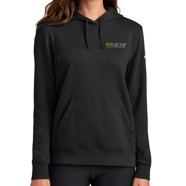 Gold Club  - Ladies Club Fleece Sleeve Swoosh Pullover Hoodie Thumbnail